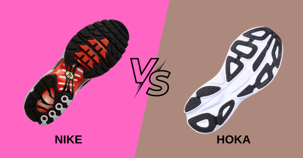 the flat side of Nike vs Hoka