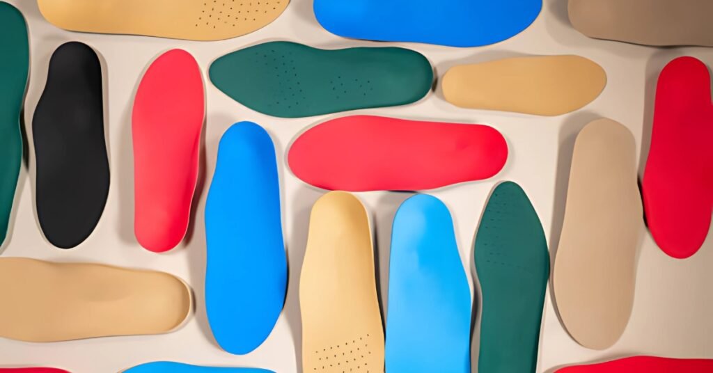 “Custom foam insoles in running shoes”